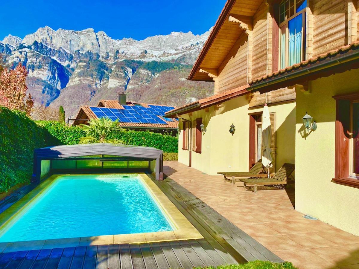 Doodle'S Amazing Chalet -Walensee - Flumserberg - Churfirsten - Heidiland - Pool - Sauna Mols Exteriér fotografie
