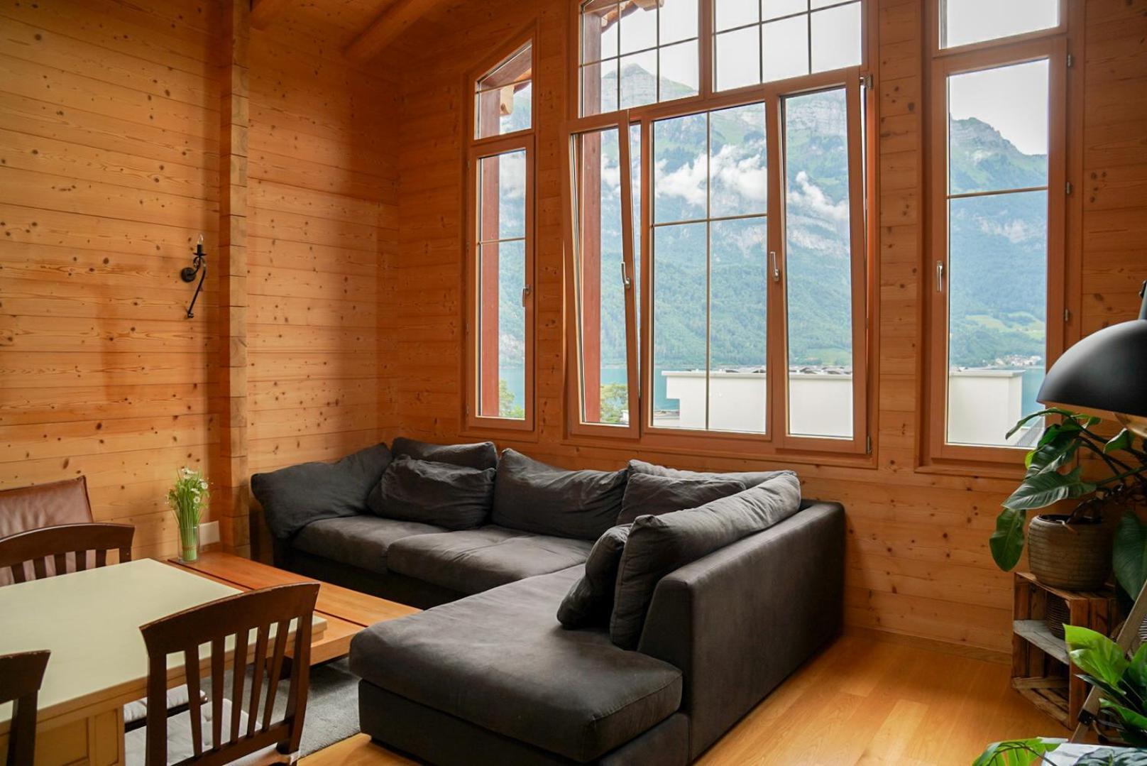 Doodle'S Amazing Chalet -Walensee - Flumserberg - Churfirsten - Heidiland - Pool - Sauna Mols Exteriér fotografie