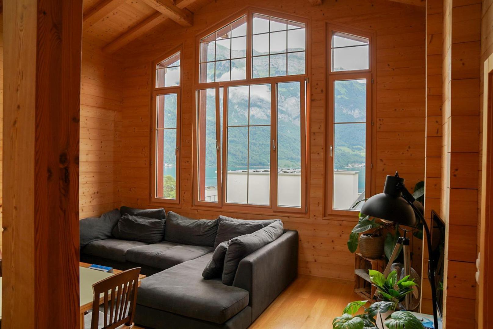 Doodle'S Amazing Chalet -Walensee - Flumserberg - Churfirsten - Heidiland - Pool - Sauna Mols Exteriér fotografie