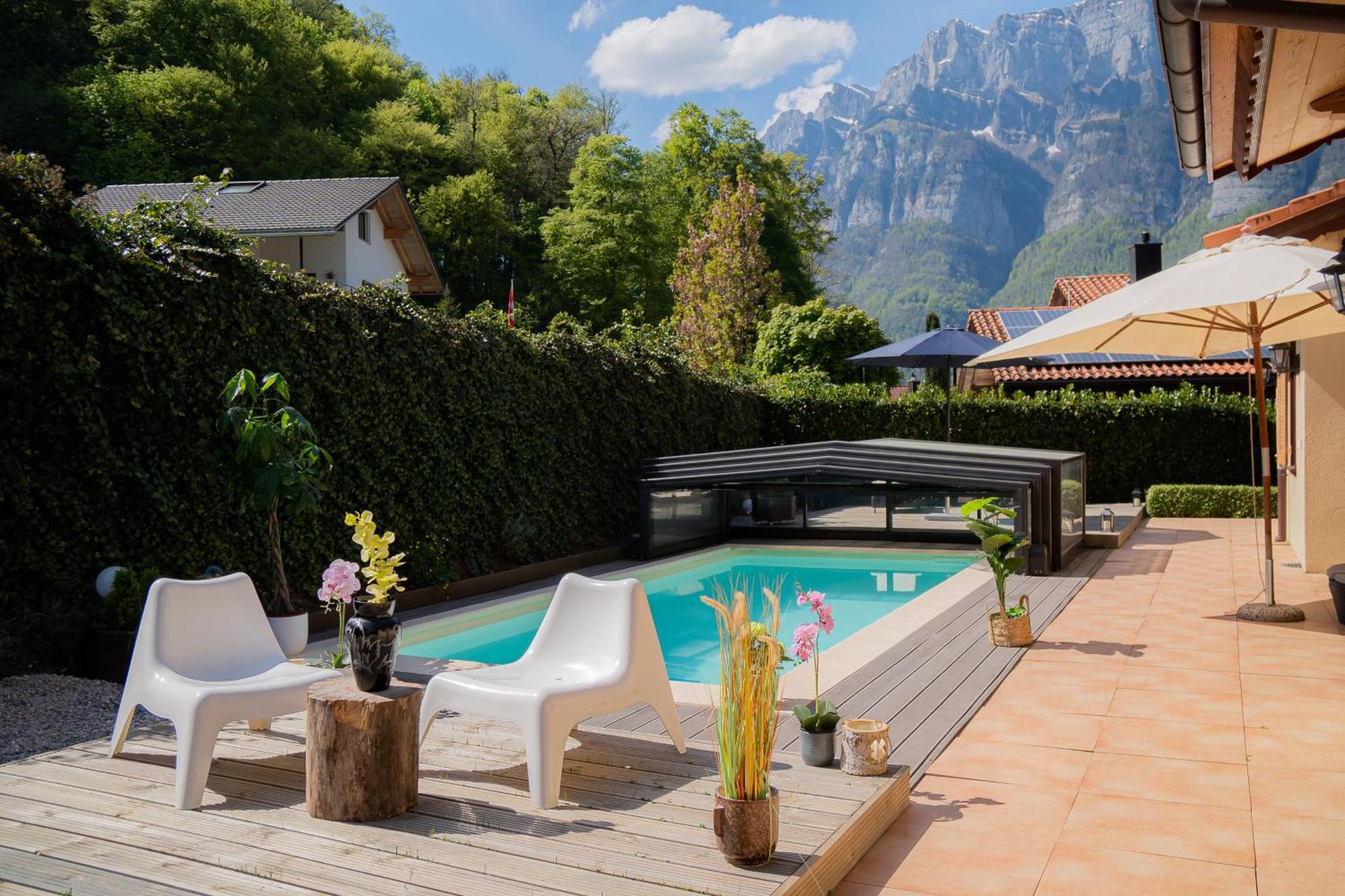 Doodle'S Amazing Chalet -Walensee - Flumserberg - Churfirsten - Heidiland - Pool - Sauna Mols Exteriér fotografie
